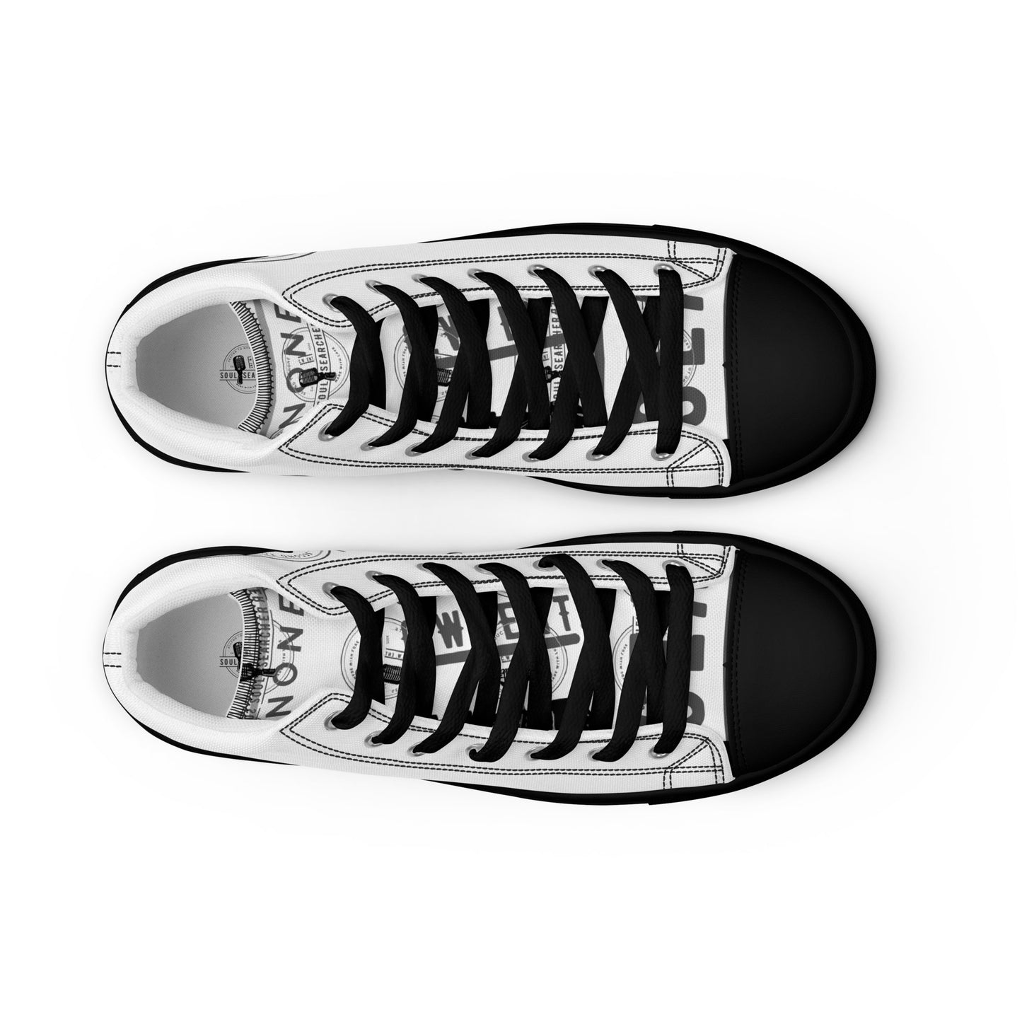 C. Webb Ent. Logo Men’s high top canvas shoes