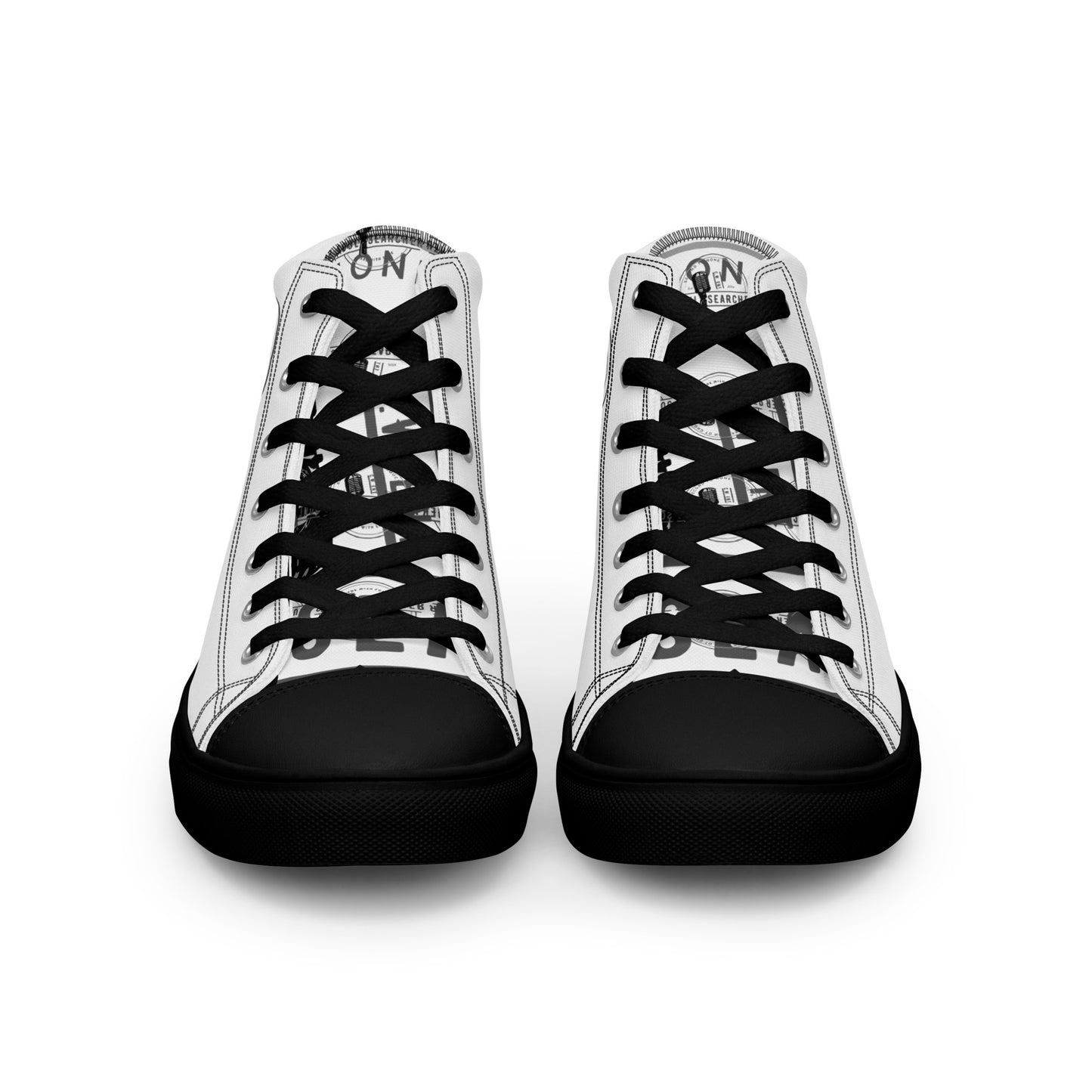 C. Webb Ent. Logo Men’s high top canvas shoes