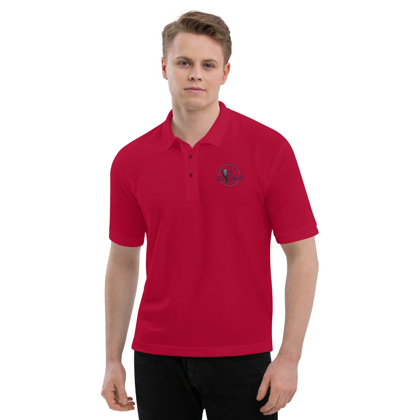 C. Webb Logo Men's Premium Polo