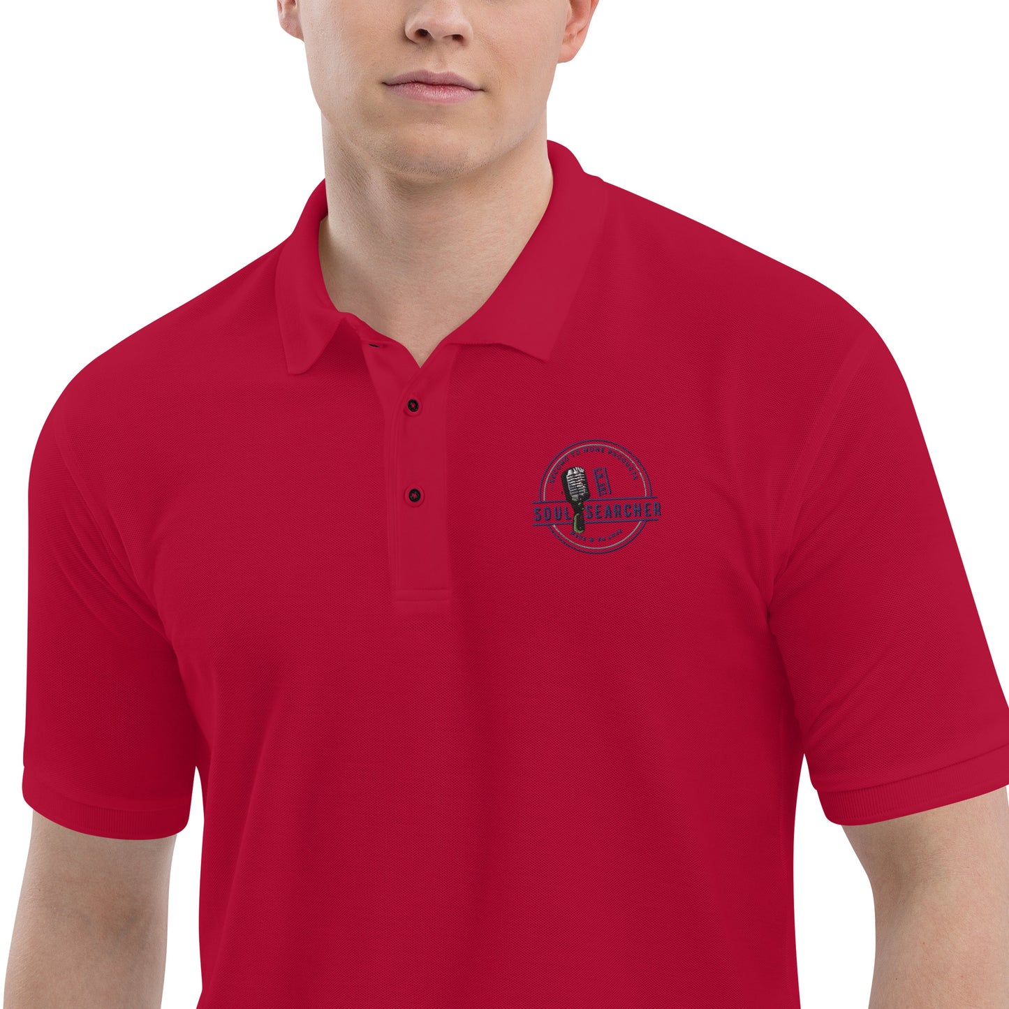 C. Webb Logo Men's Premium Polo