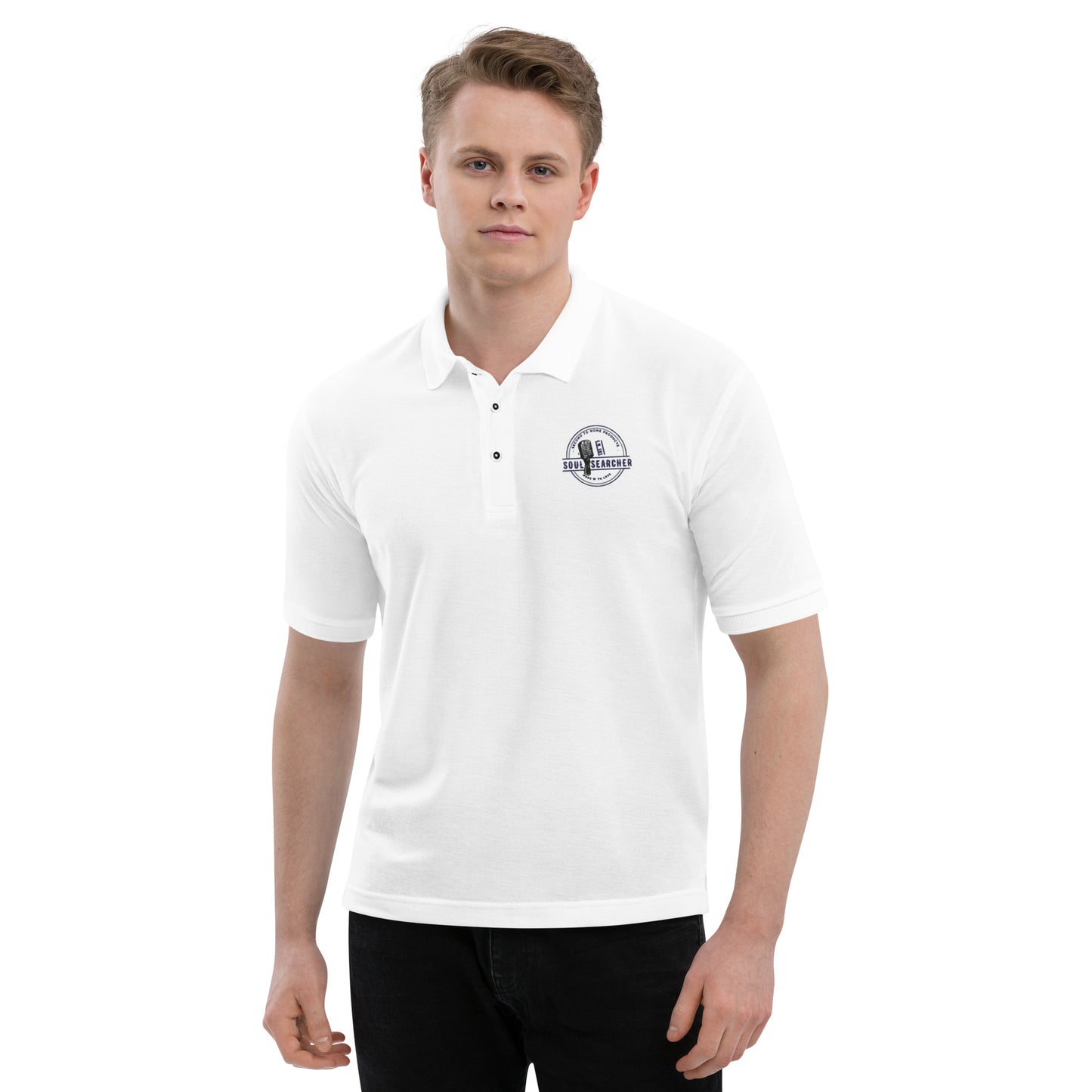 C. Webb Logo Men's Premium Polo