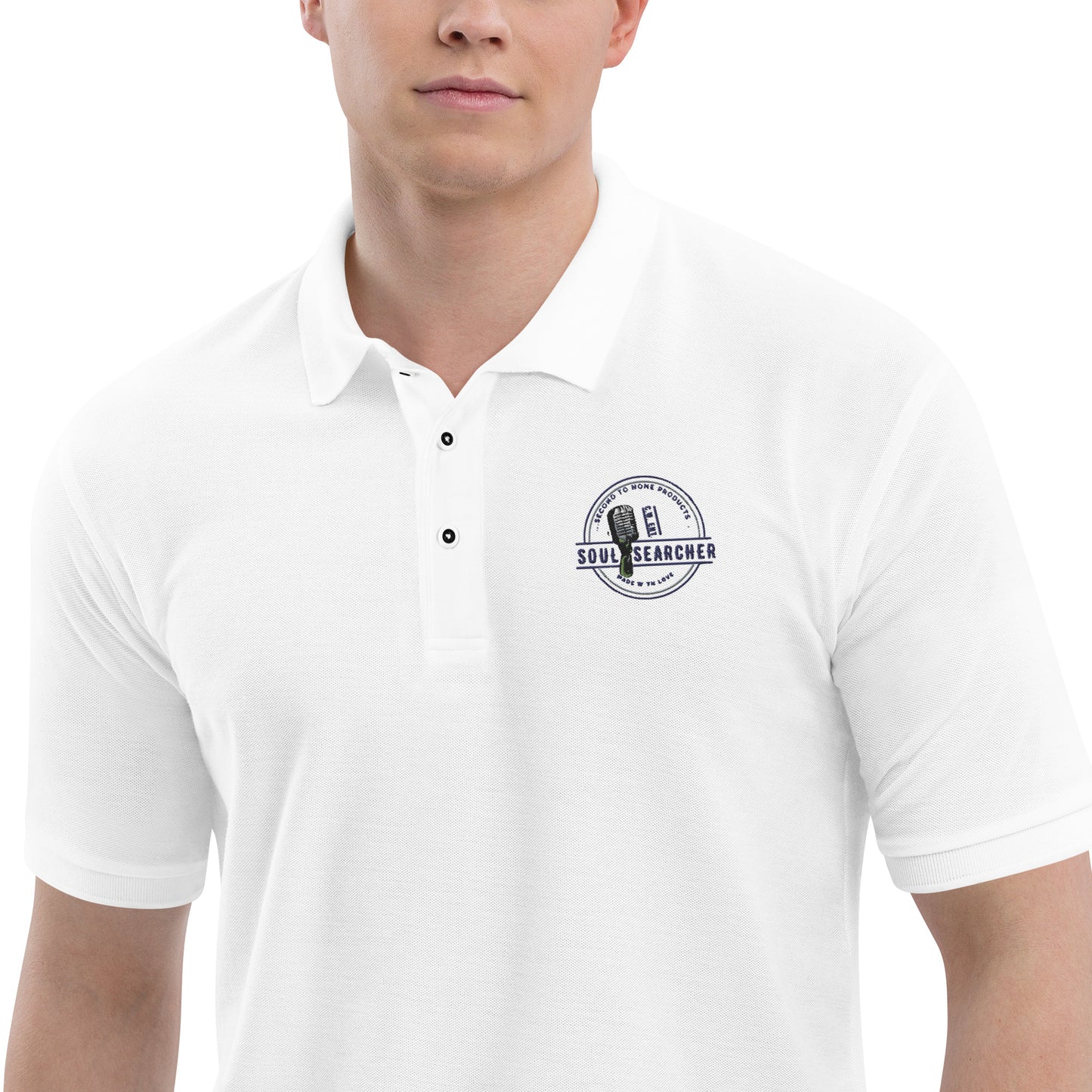 C. Webb Logo Men's Premium Polo