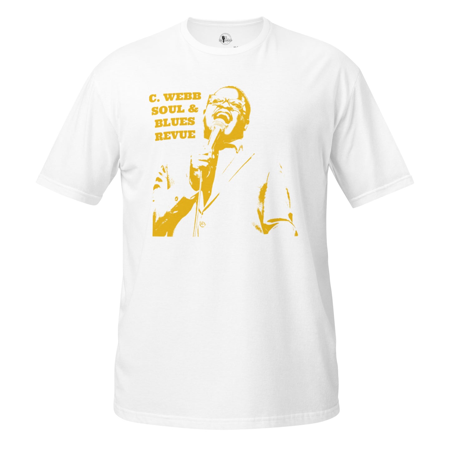 Cameron Webb Soul And Blues Revue White And Gold T-Shirt