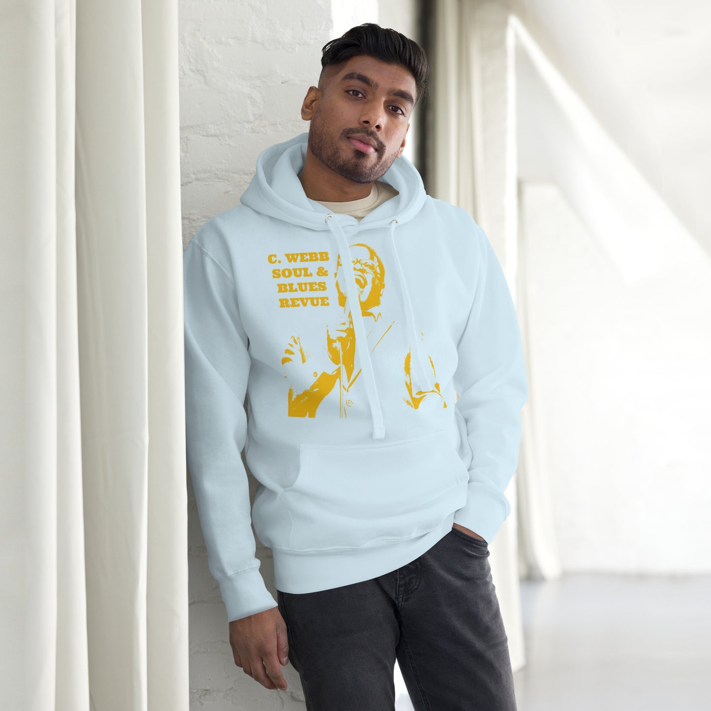 Cameron Webb Soul And Blues Revue Gold Hoodie