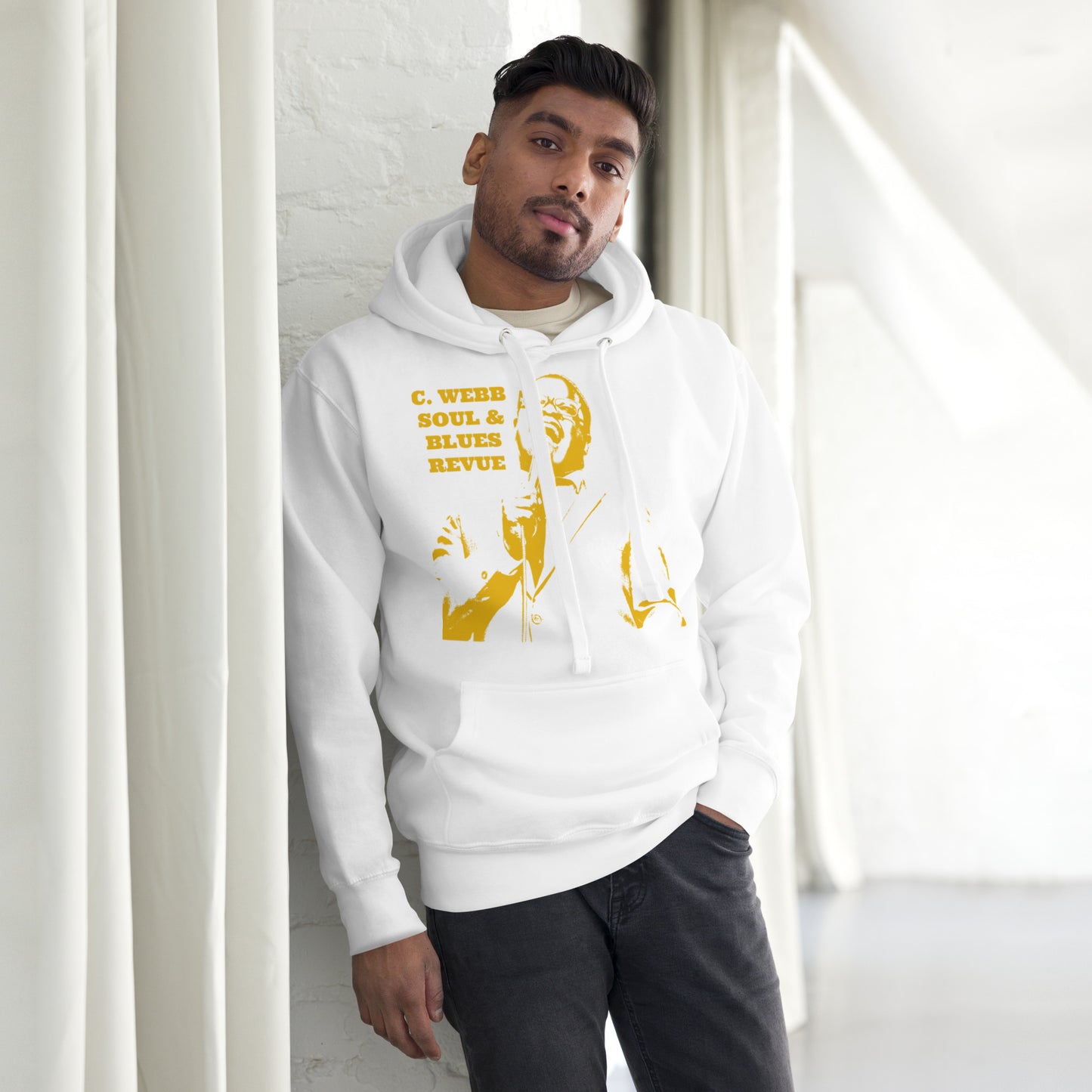 Cameron Webb Soul And Blues Revue Gold Hoodie