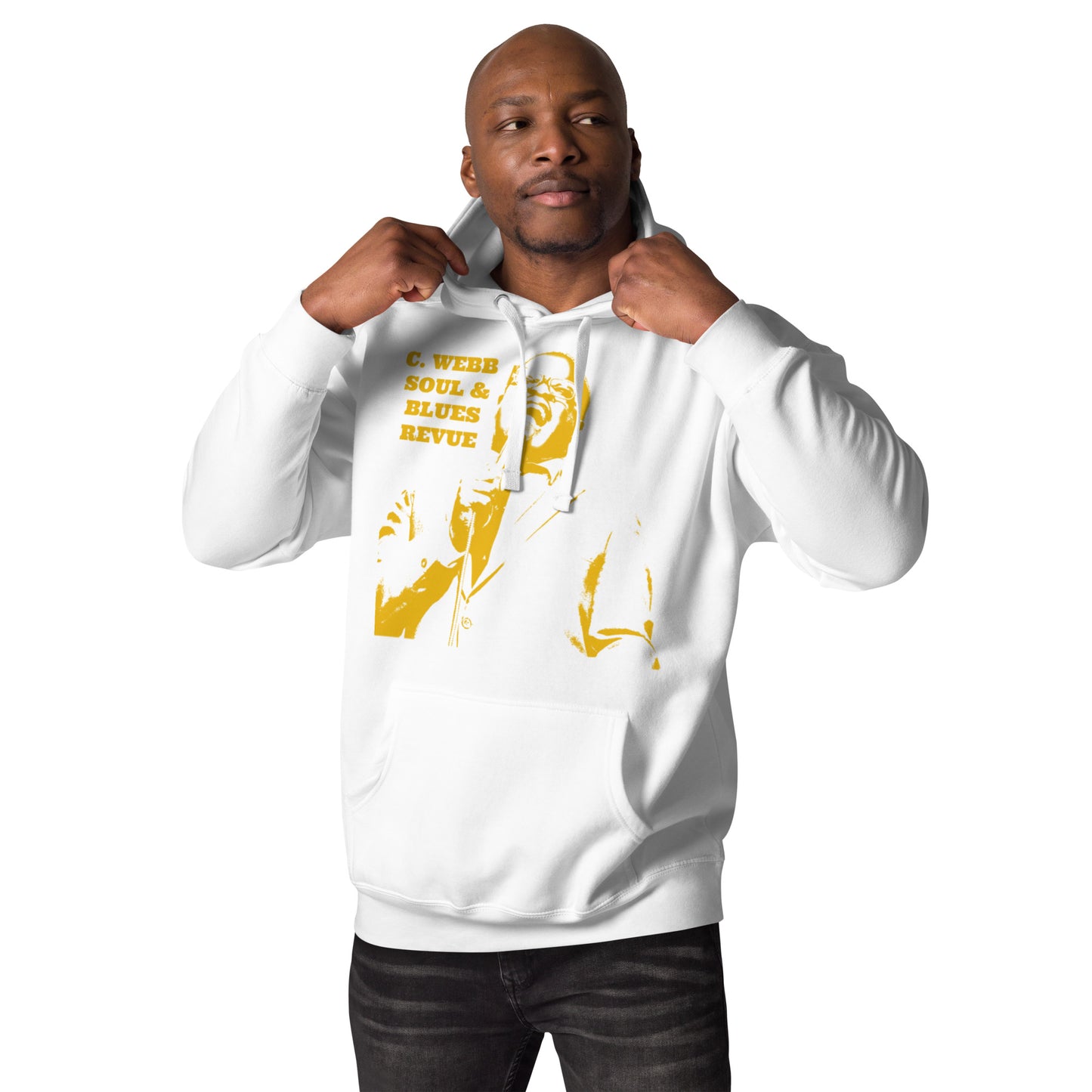 Cameron Webb Soul And Blues Revue Gold Hoodie